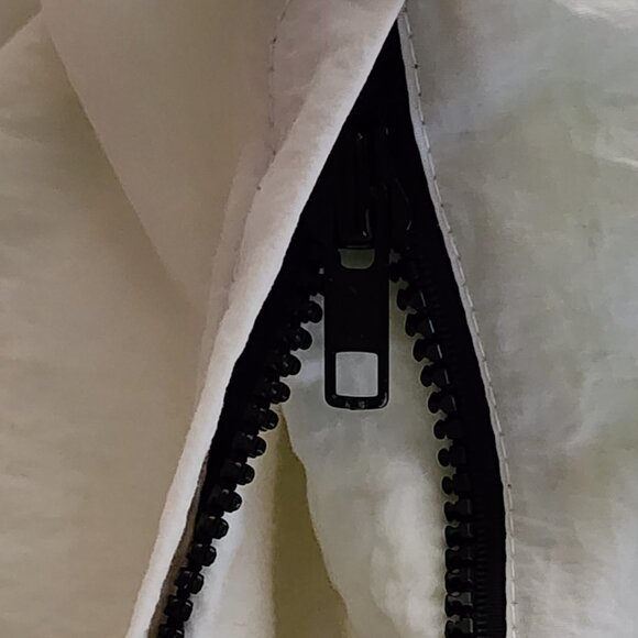 Vintage Ocean Pacific OP Pink & White Puffer Jacket Women's Size Large - X-Large - Picture 13 of 16